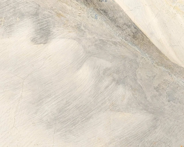 A faint dark profile emerges among the clouds in the Death of Saint Francis.
